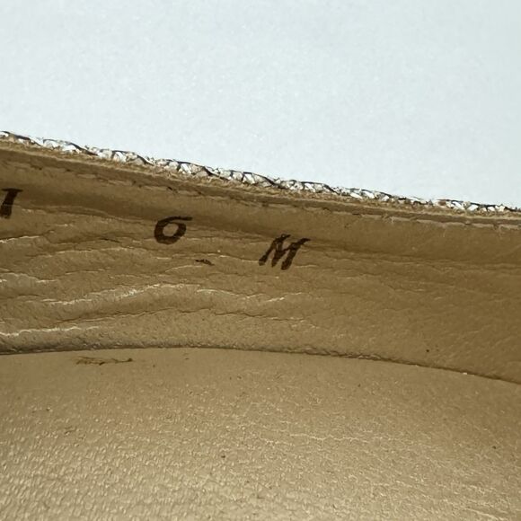 Stuart Weitzman Anna Wedge Women 6 Silver Glitter Cork Platform Peep Toe Pumps - Picture 14 of 15